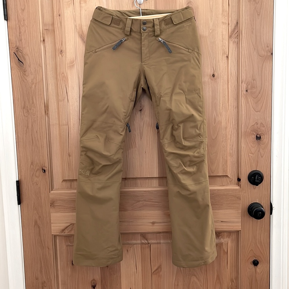 The North Face Women’s Aboutaday Snow Pant SHORT INSEAM, Tan, Small